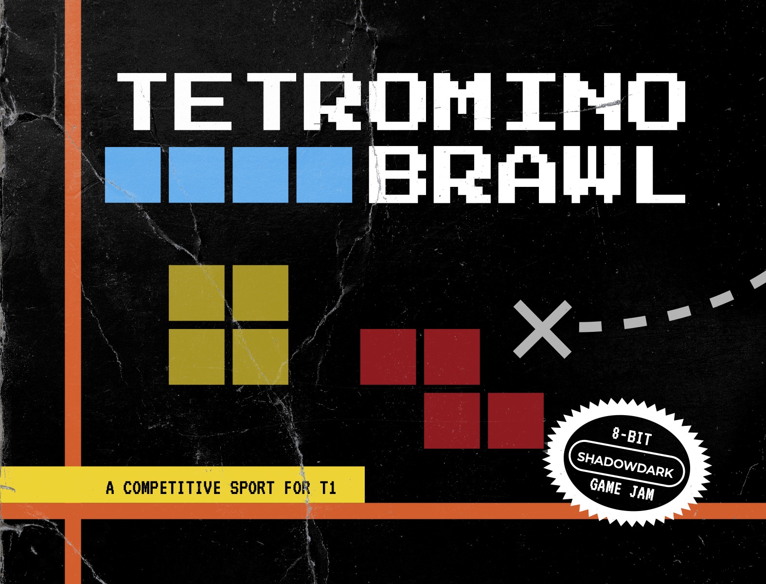 Tetromino Brawl: A Shadowdark Sport Background Cover