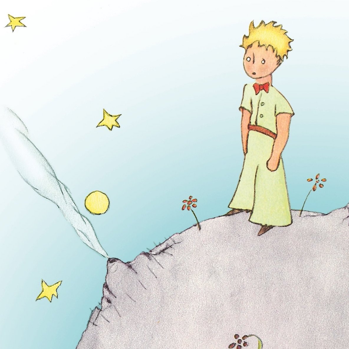The Little Prince by Antoine de Saint-Exupéry Background Cover