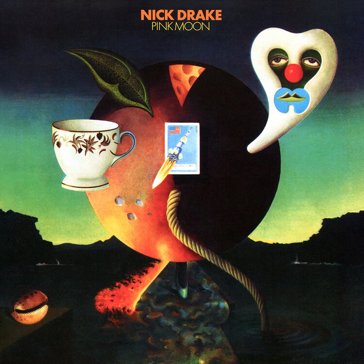 Pink Moon by Nick Drake Background Cover