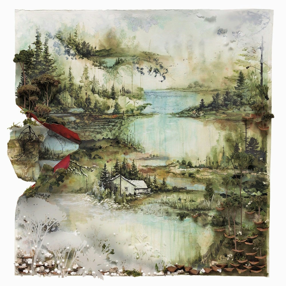 Bon Iver by Bon Iver Background Cover