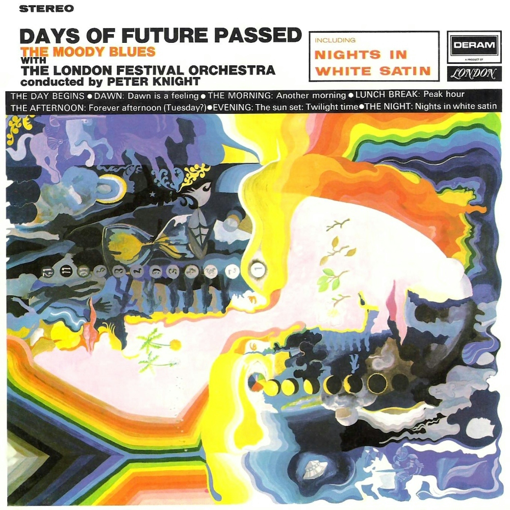 Days of Future Passed by The Moody Blues Background Cover