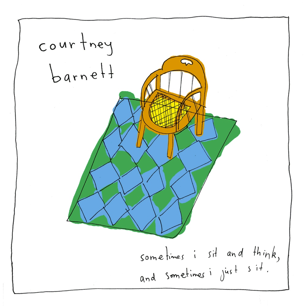 Sometimes I Sit and Think, and Sometimes I Just Sit by Courtney Barnett Background Cover