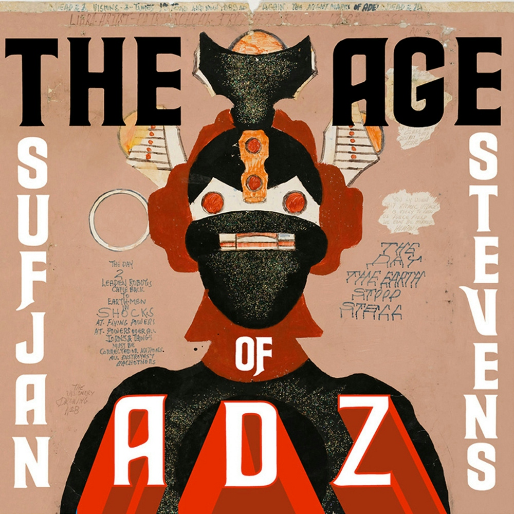 The Age of Adz by Sufjan Stevens Background Cover